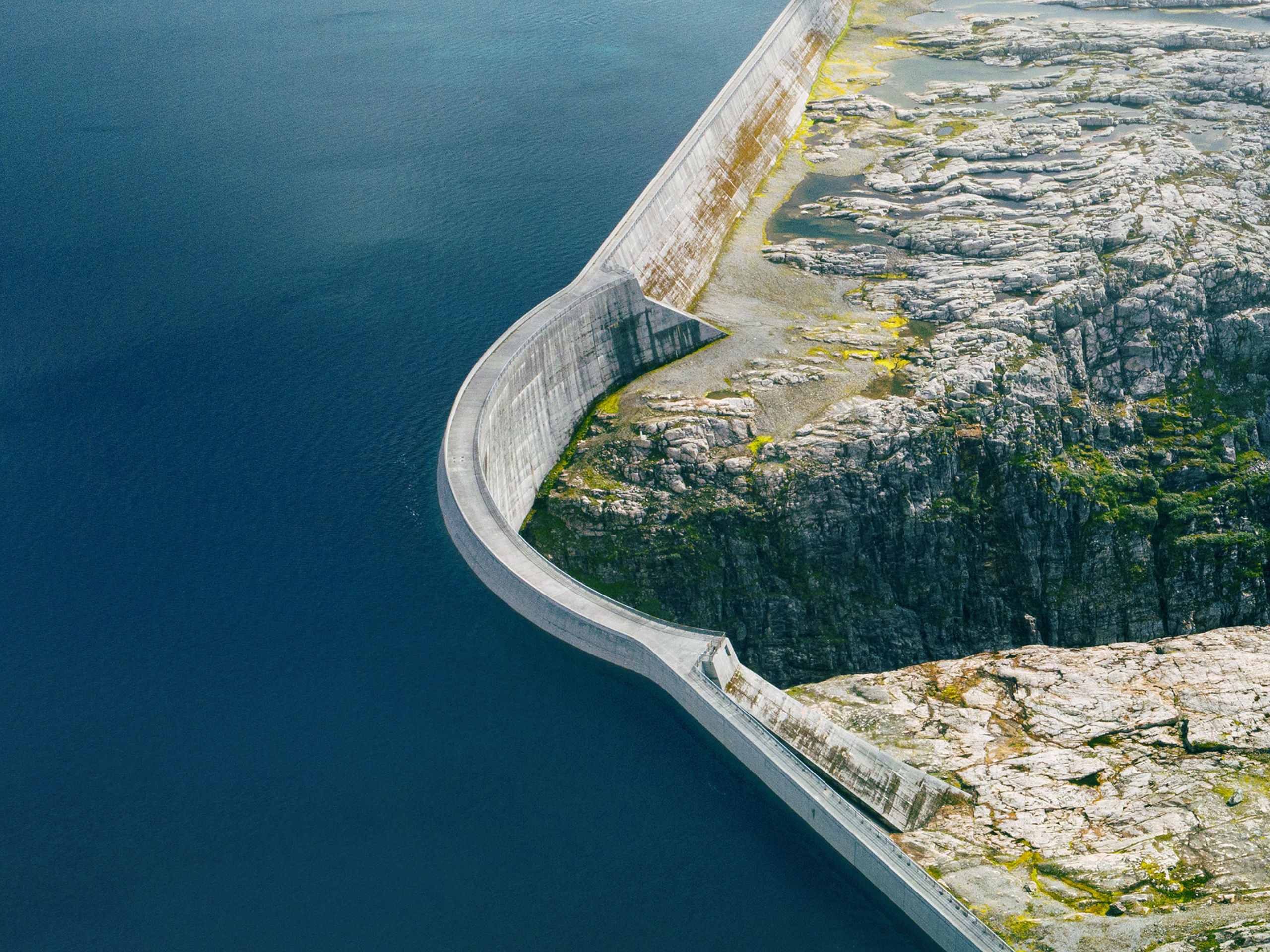 Førrevassdammen, a Norwegian power plant