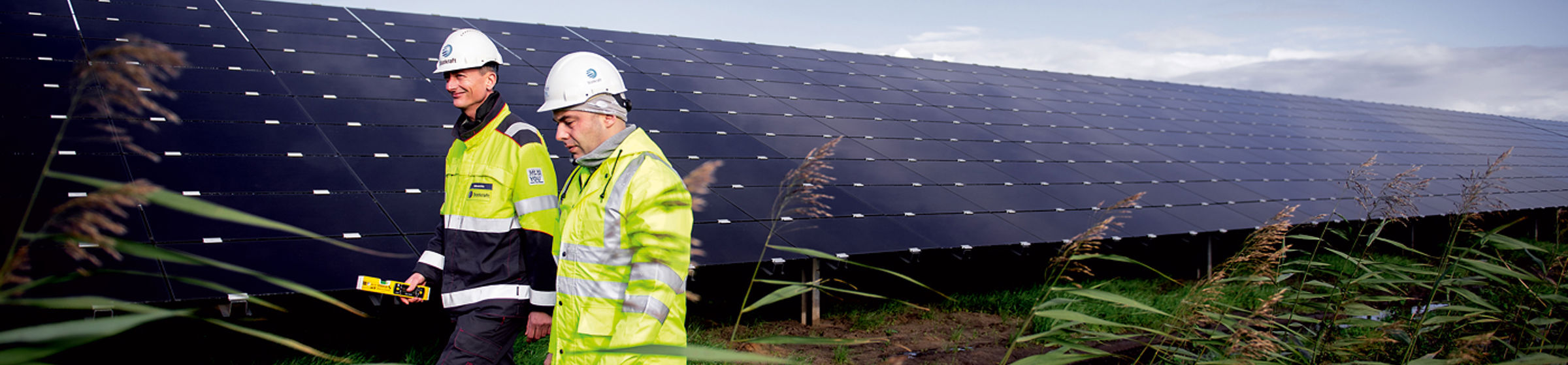 Lange Runde solar park in Emmen, The Netherlands